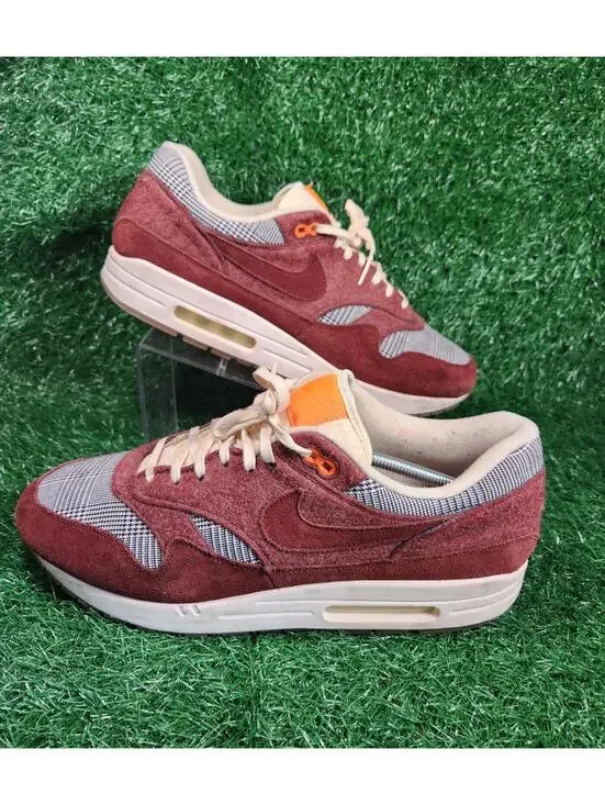 Nike Air Max 1 Houndstooth Bronze Eclipse Street Shoes CT1207-200 Men's Size 14 - Picture 6 of 7